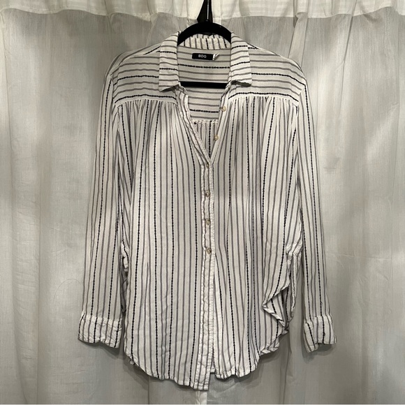 Urban Outfitters - BDG White Solid All Day Wear Shirt - Picture 6 of 10